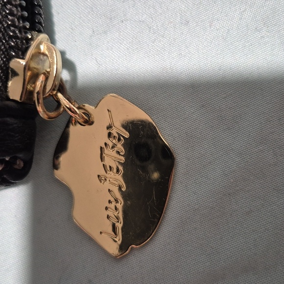 Betsey Johnson Black Cat Embossed Clutch Set Of 2 - Picture 5 of 5